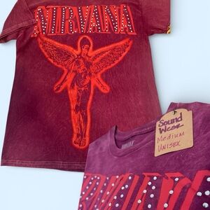 NIRVANA Graphic Tee - Studded Logo by Sound Wear